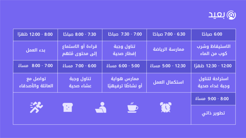 روتين ثابت لتعزيز صحتك النفسية خلال العمل عن بعد